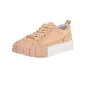 Circus by Sam Edelman Womens 7 M Tan Cordoruy Lace Up Casual Sneakers NIB YO8